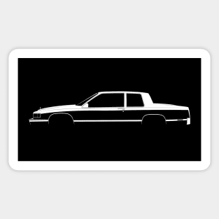 Cadillac Coupe de Ville (1991) Silhouette Sticker